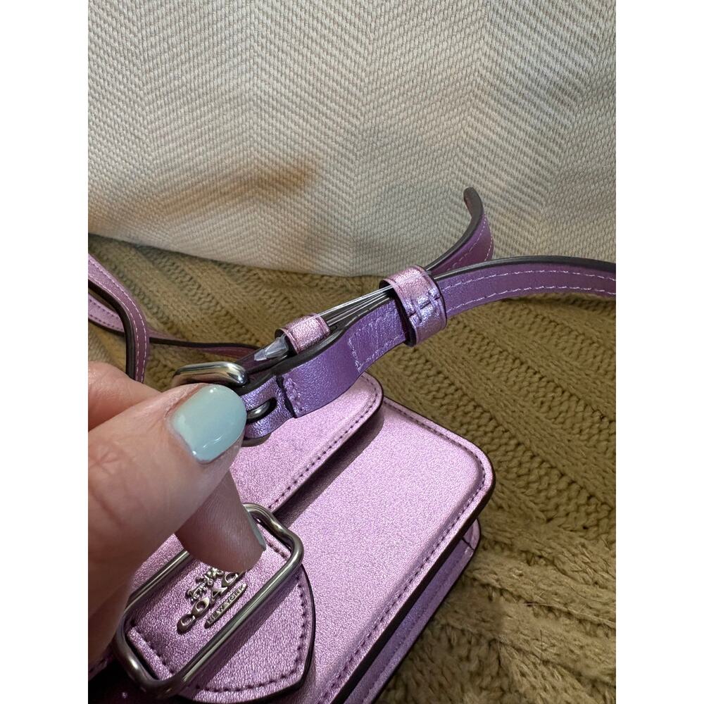 Coach Morgan Crossbody - Metallic Lilac - CO984 - Picture 9 of 12